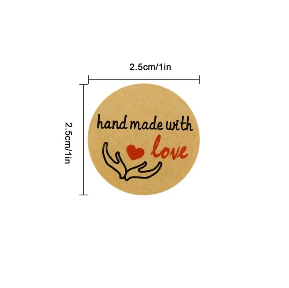 500 Pieces Slogan Print Sticker